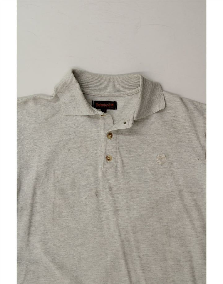 TIMBERLAND Boys Polo Shirt 11-12 Years Grey Cotton Vintage Timberland and Second-Hand Timberland from Messina Hembry 