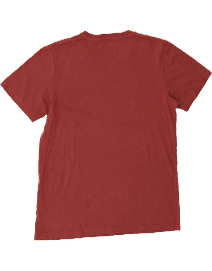 JACK & JONES Mens T-Shirt Top XL Maroon Cotton Vintage Jack & Jones and Second-Hand Jack & Jones from Messina Hembry 