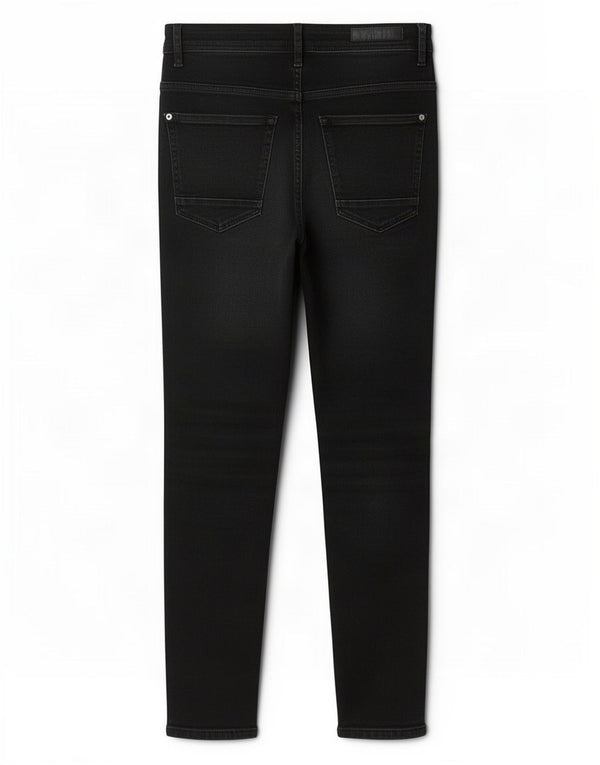 Zara Mens Cropped Skinny Jeans EU 40 Medium W31 L24 Black