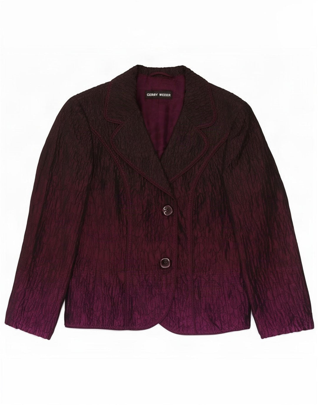 Gerry Weber Giacca blazer a 2 bottoni da donna UK 12 Poliestere viola medio
