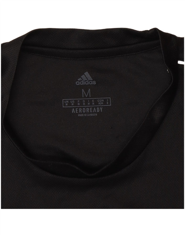 Adidas Herren Aeroready T-Shirt Top Medium Schwarz