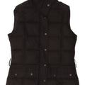 Barbour Womens Padded Gilet UK 10 Small Black