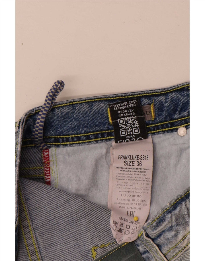 Liu Jo Mens Slim Jeans W32 L32 Blue Cotton