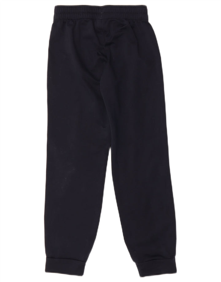 Adidas Boys Tracksuit Trousers Joggers 8-9 Years Navy Blue Polyester