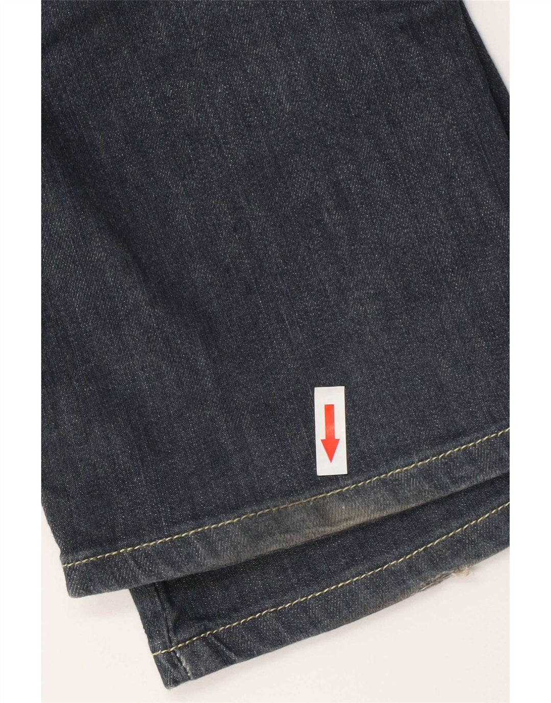 Levi's Womens Straight Jeans W26 L32 Navy Blue Cotton