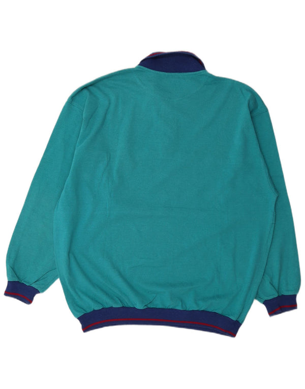 Campagnolo Herre Loose Fit Grafisk Sweatshirt Jumper IT 50 Medium Turkis