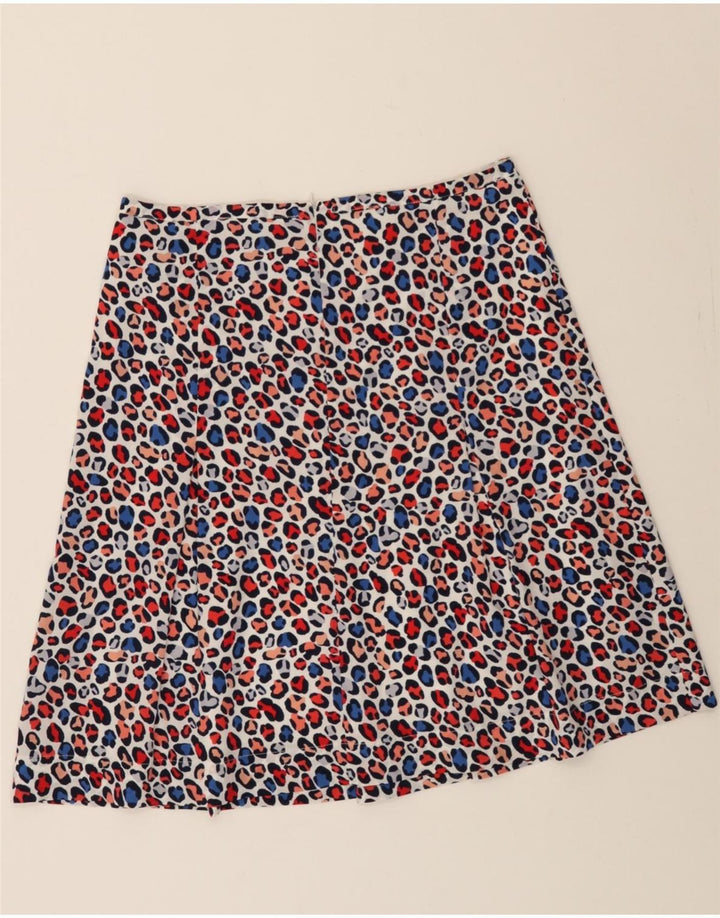 VINTAGE Womens A-Line Skirt EU 40 Medium W32  Multicoloured Animal Print Vintage Vintage and Second-Hand Vintage from Messina Hembry 