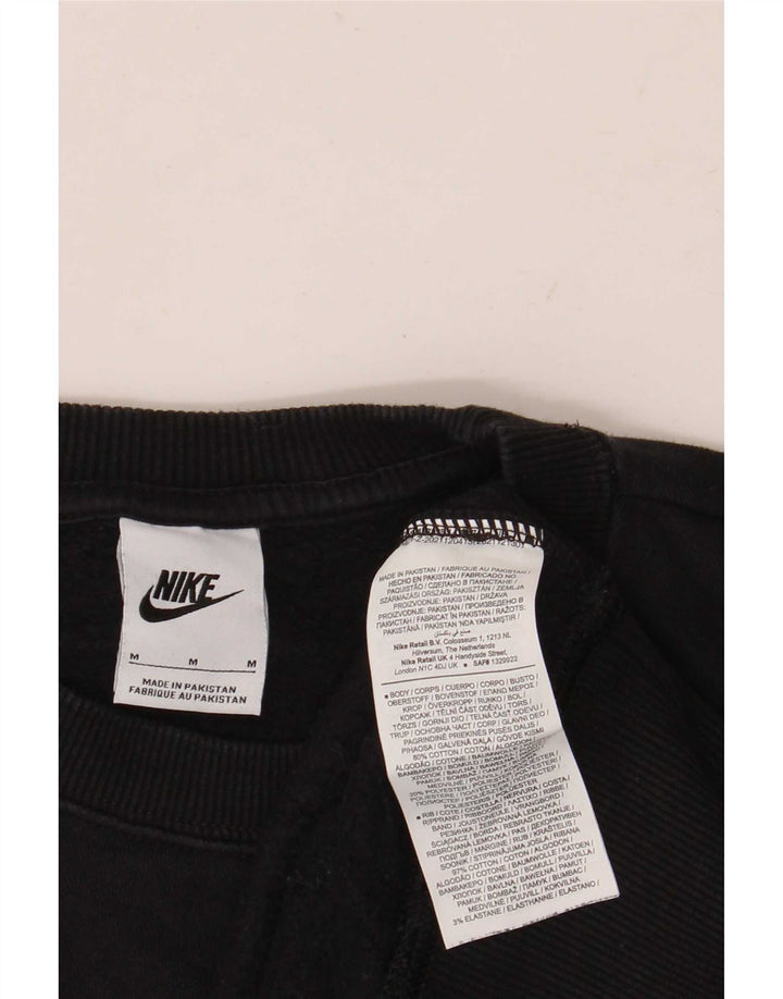 Nike Mens Loose Fit Sweatshirt Jumper Medium Black Cotton