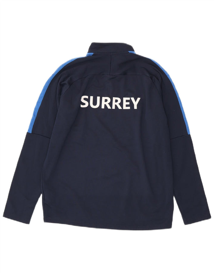 Nike Mens Dri Fit Graphic Pullover Tracksuit Top Medium Navy Blue