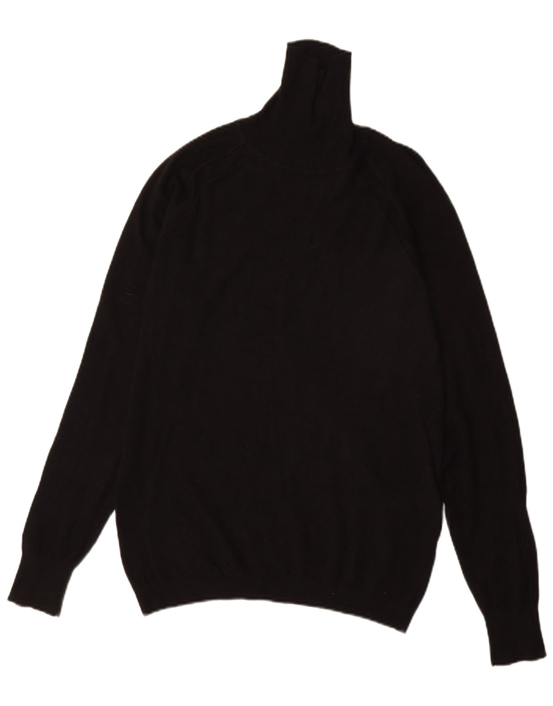 Maglione maglione collo alto da uomo Zara nero medio