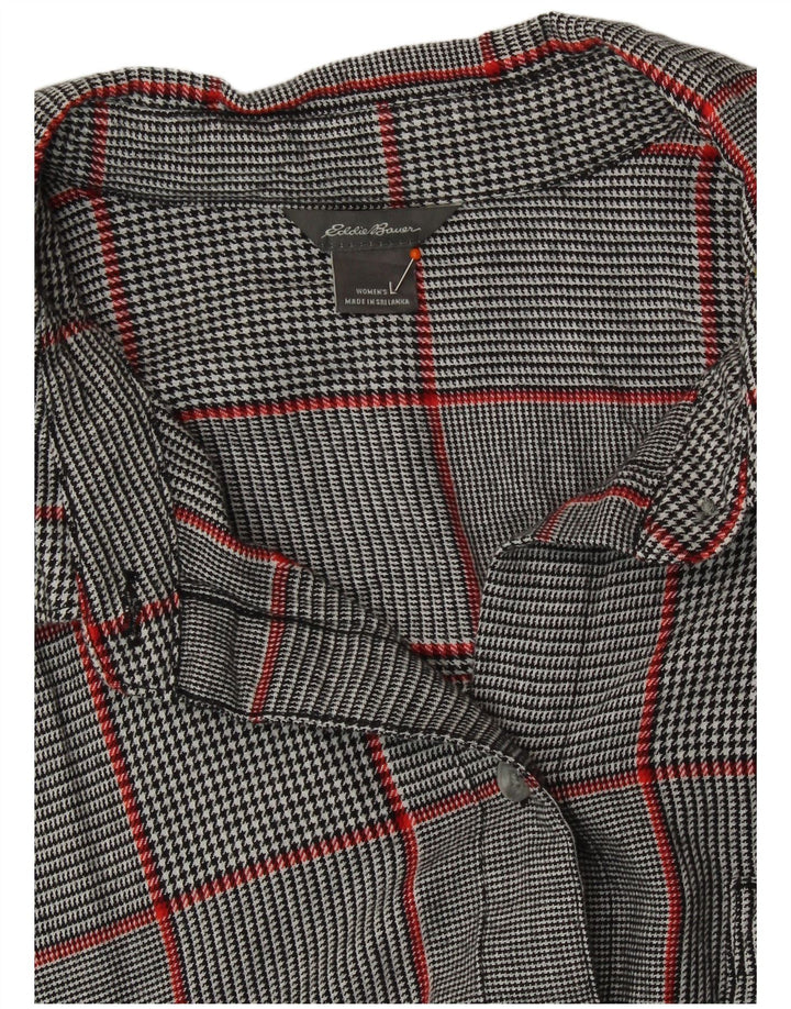 Γυναικείο πουκάμισο Eddie Bauer UK 16 Large Grey Check