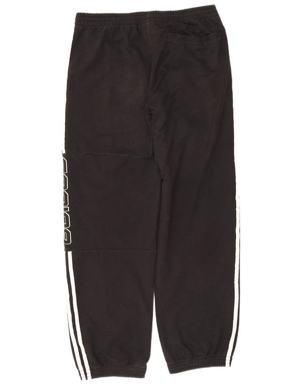 Adidas Pantaloni da tuta grafica da uomo Joggers Medium Black Cotton Sports