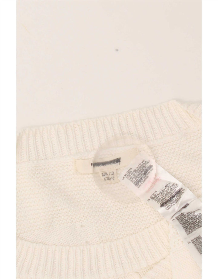 White Stuff Damen-Pullover mit U-Boot-Ausschnitt, UK 12, mittlere Baumwolle