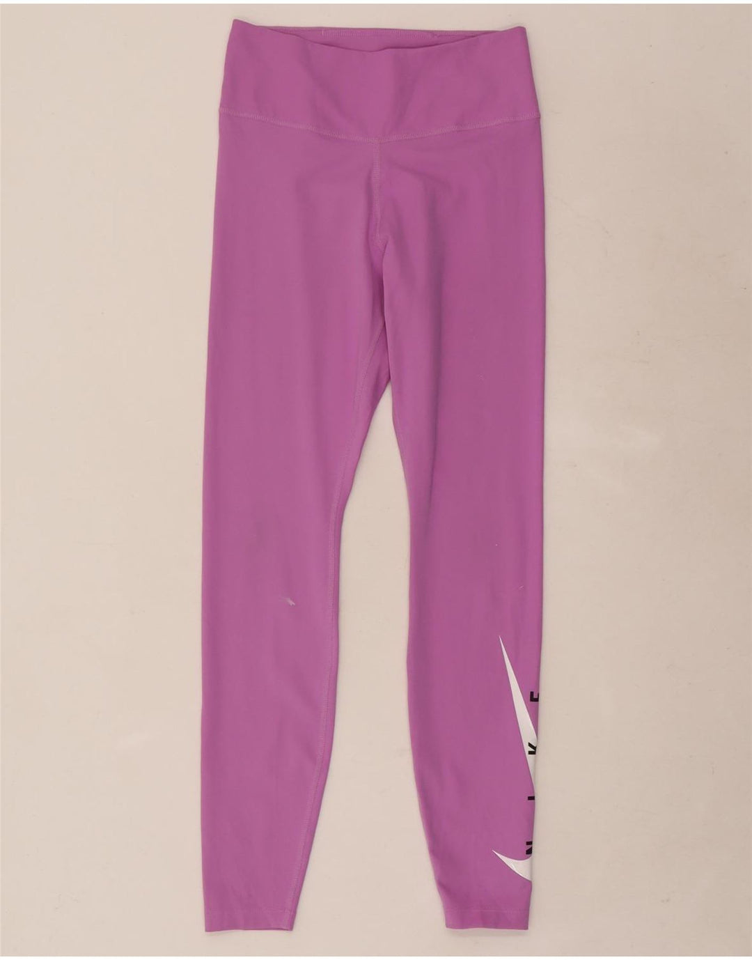 Nike Womens Dri Fit Graphic Leggings UK 8 Small Pink