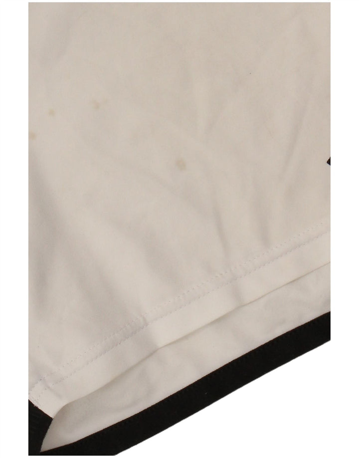 Pantaloncini sportivi Adidas da uomo Juventus, poliestere bianco medio