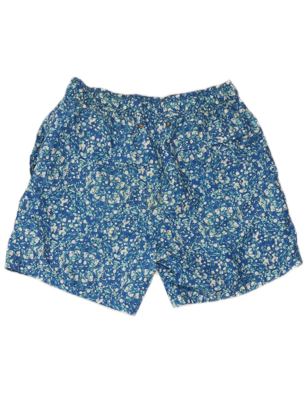 Shorts de natação masculino Jack Wills XS poliéster manchado azul