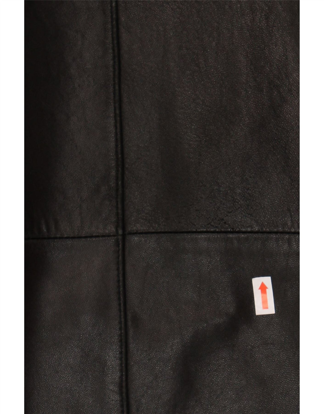 GALLERY Womens Leather Coat UK 16 Large Black Leather Vintage Gallery and Second-Hand Gallery from Messina Hembry 