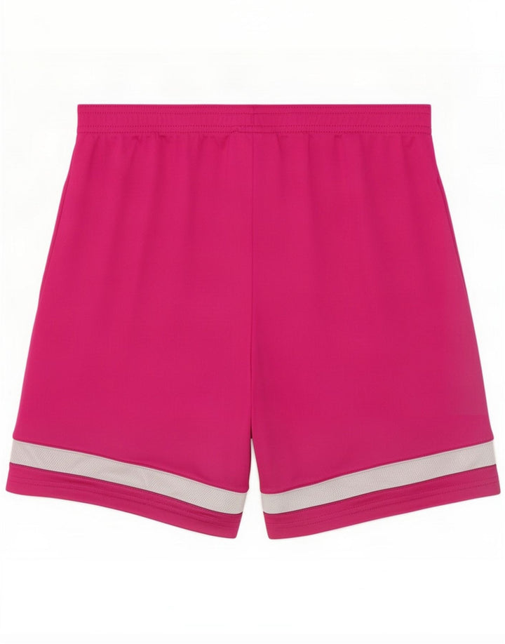 Nike Womens Sport Shorts UK 14 Medium Pink Colourblock Polyester