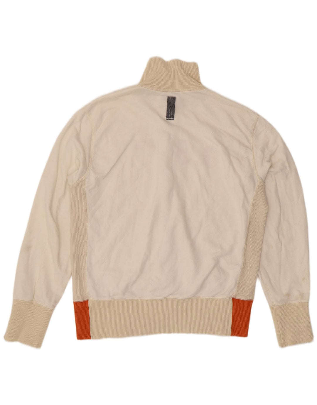 G-Star Mens Graphic Tracksuit Top Jacket Large White Colourblock Cotton