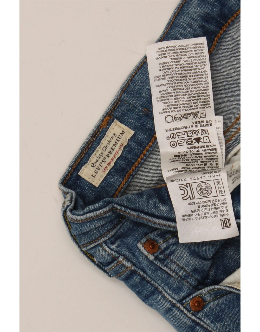 Мужские джинсы Levi's Slim 511 W36 L32 синие, хлопок