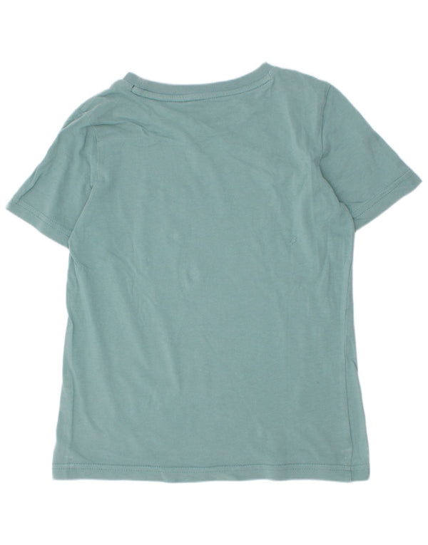Puma Boys Grafisk T-Shirt Top 7-8 år Blå