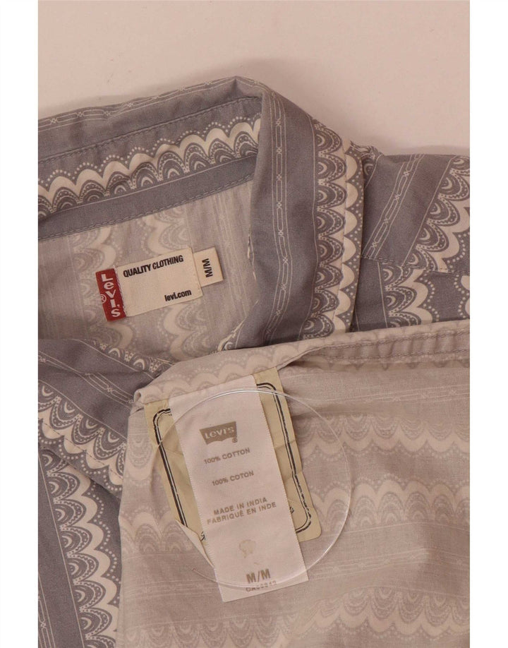 Camicia a maniche corte da uomo Levi's a righe blu medio