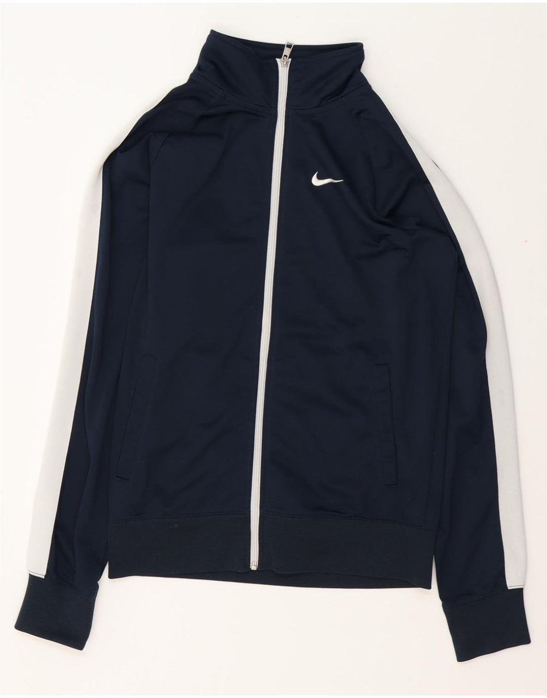 NIKE Træningsdragt til mænd, topjakke, lille marineblå colourblock polyester