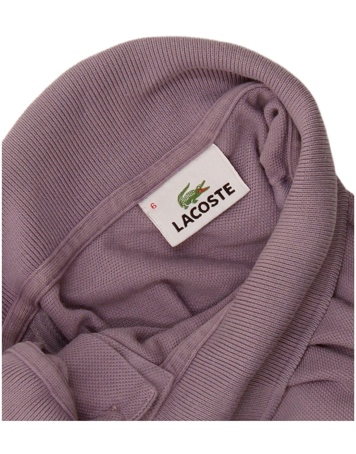 Lacoste Mens Polo Shirt Size 6 XL Purple