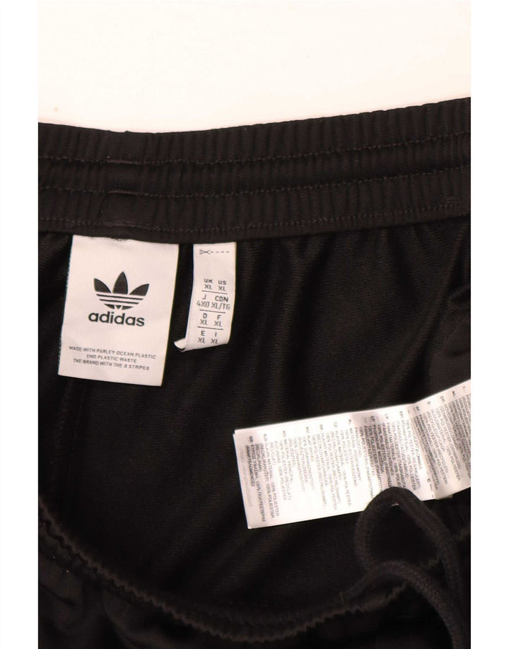 Adidas Pantalones De Chándal Gráfico Hombre XL Poliéster Negro