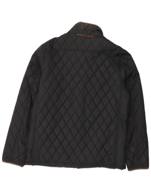 Giacca trapuntata da uomo Musto UK 40 Large nera in poliammide