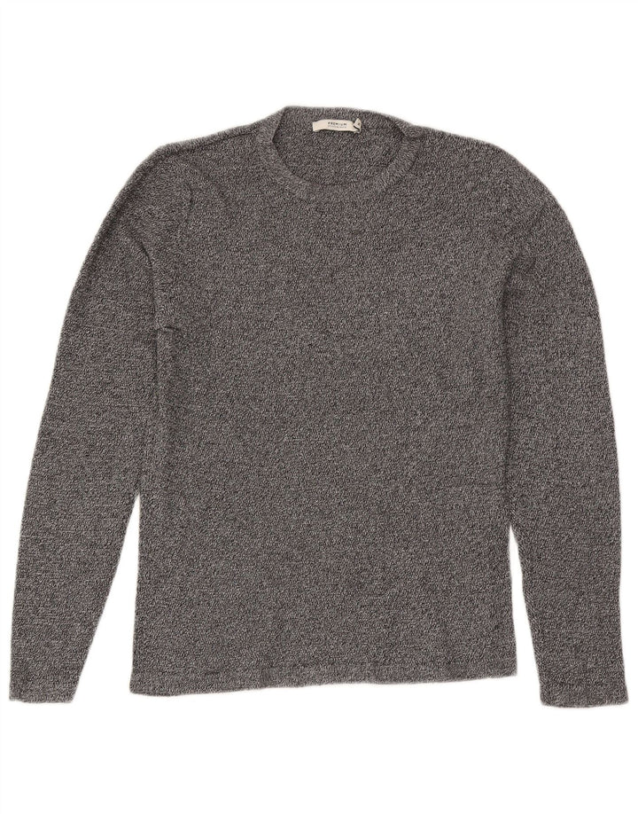 Jack & Jones Herre trøjetrøje med rund hals mellemgrå Flecked Bomuld