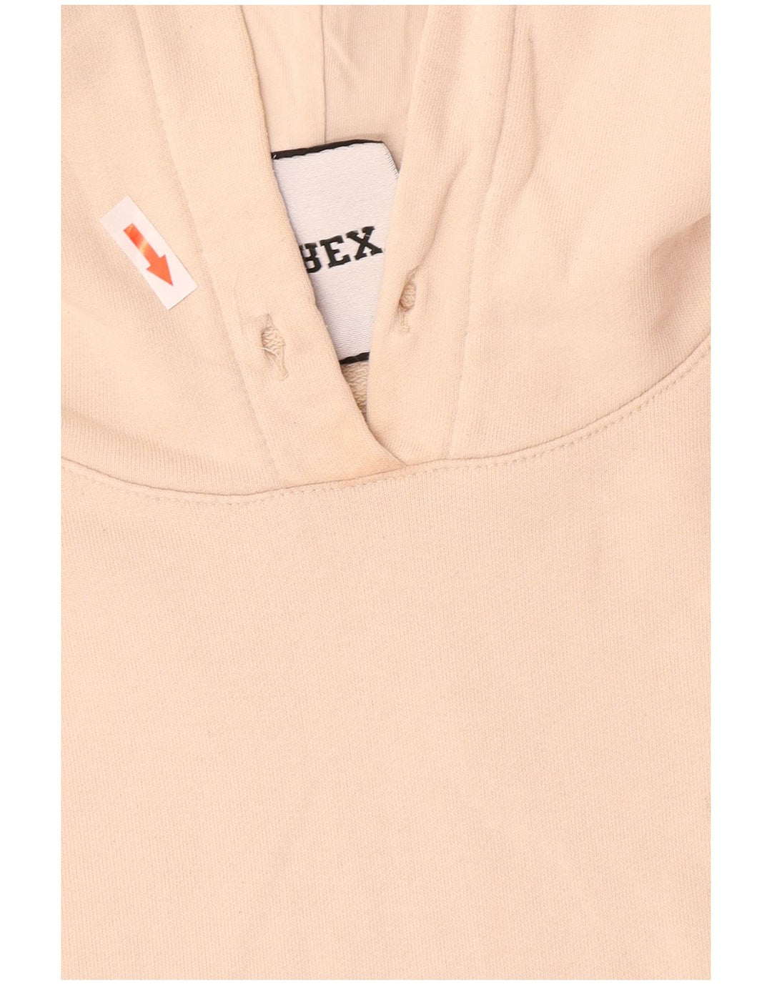 Pyrex Mens Graphic Hoodie Jumper XL Beige Cotton