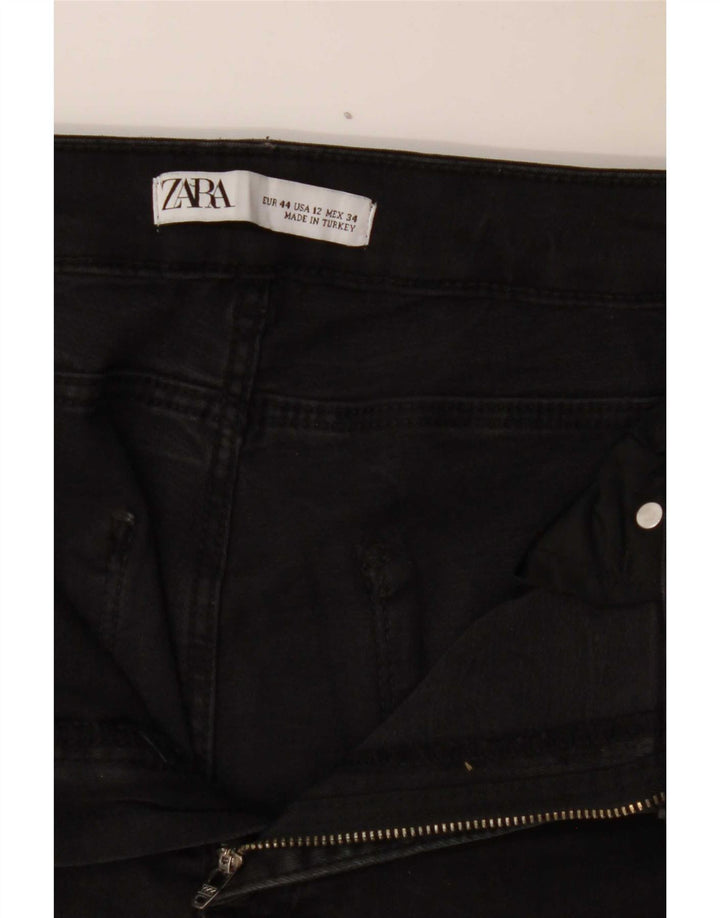 Zara Damen Slim Jeans EU 44 XL W34 L24 Schwarz