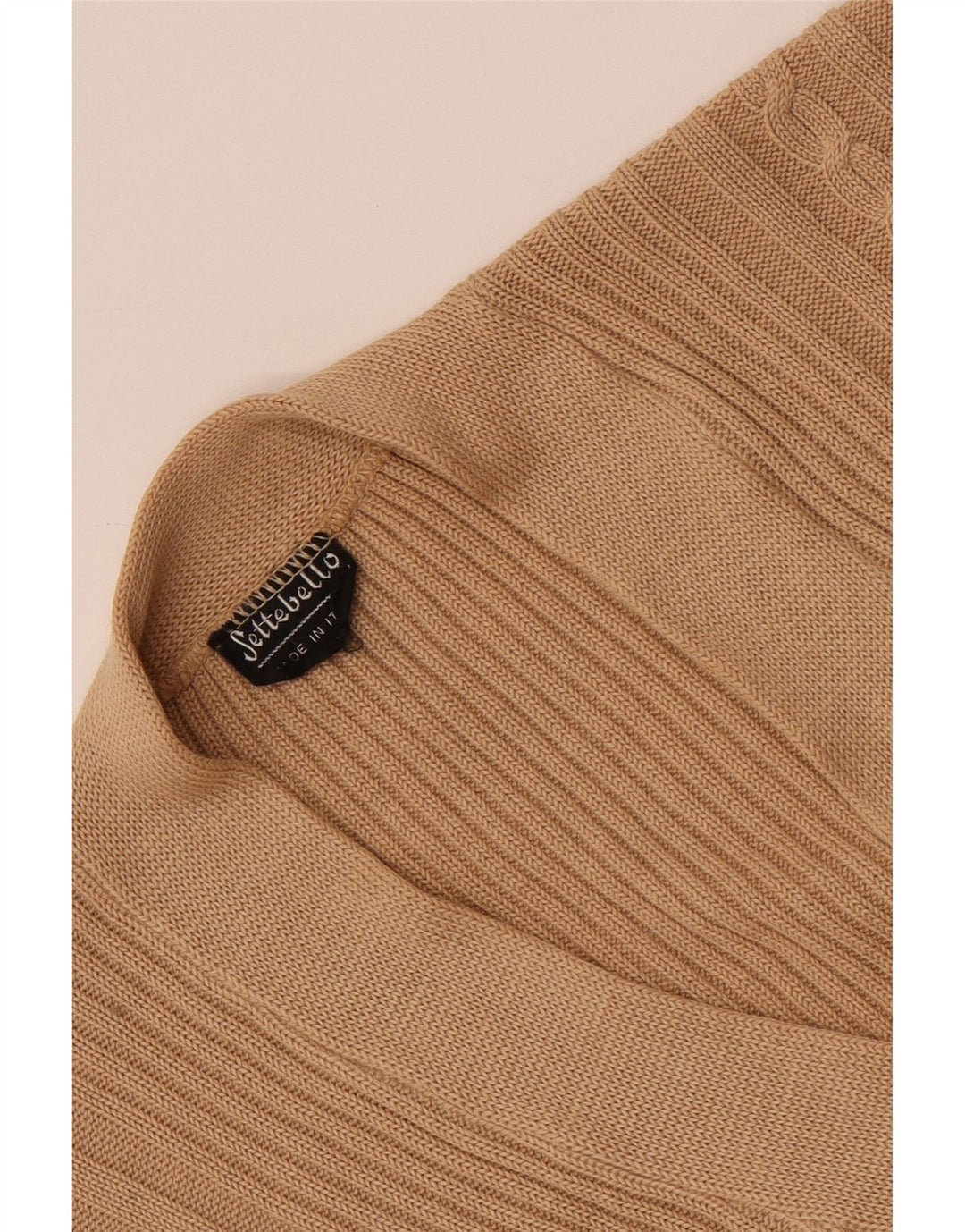 Settebello Mens Cardigan Sweater Small Beige