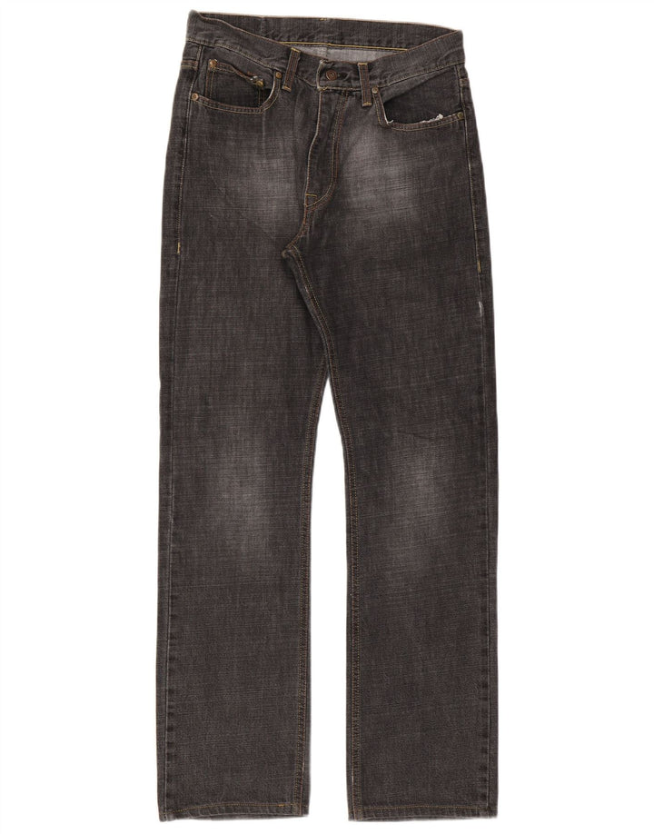 Casucci Mens Straight Jeans IT 46 Small W32 L31 Black Cotton