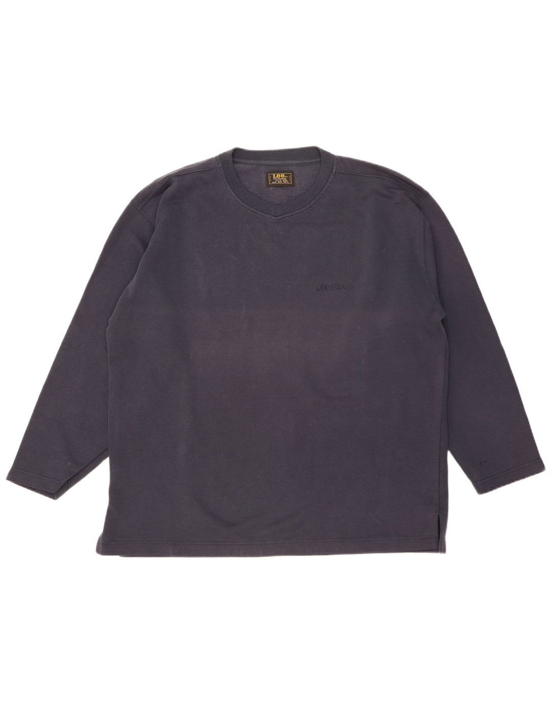 Lee Mens Sweatshirt Jumper 2XL Navy Blue