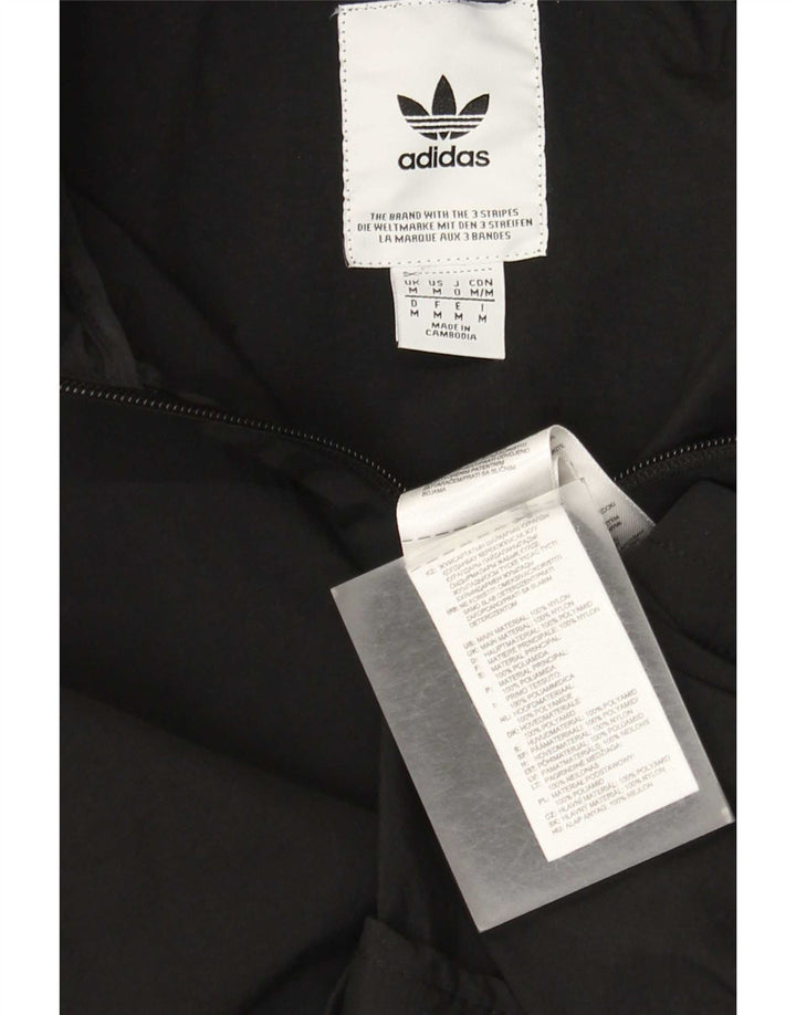 Adidas Veste de survêtement à capuche pour homme en nylon noir moyen