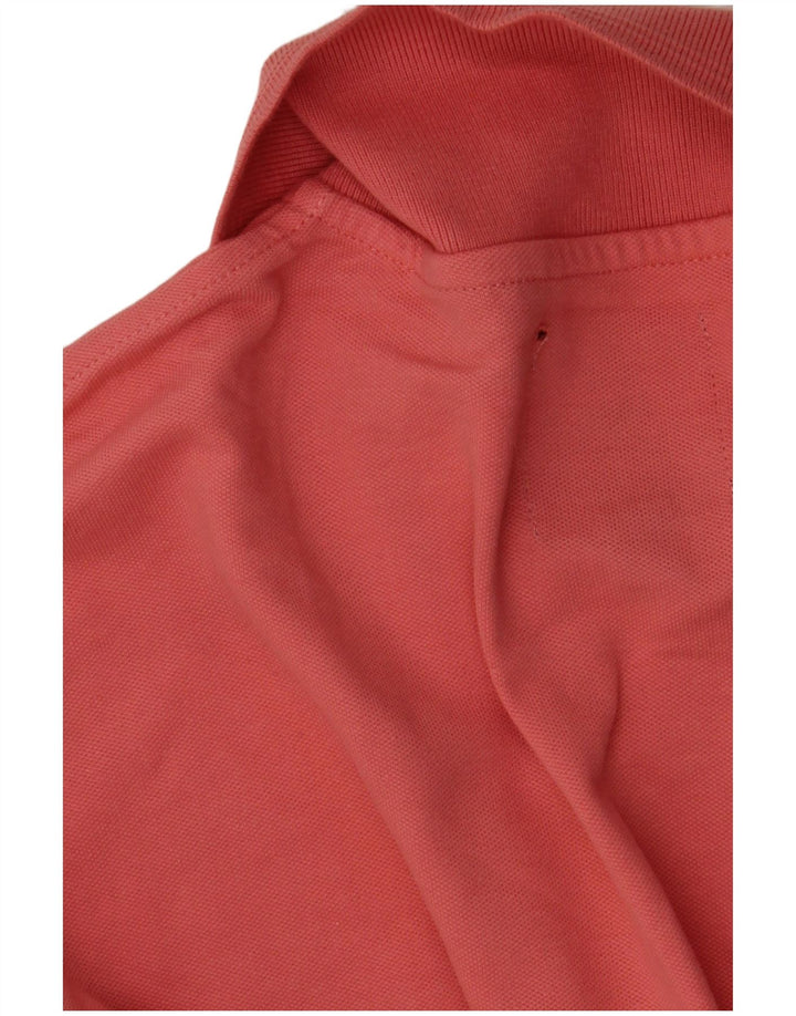 G-STAR Mens Polo Shirt Large Pink Cotton