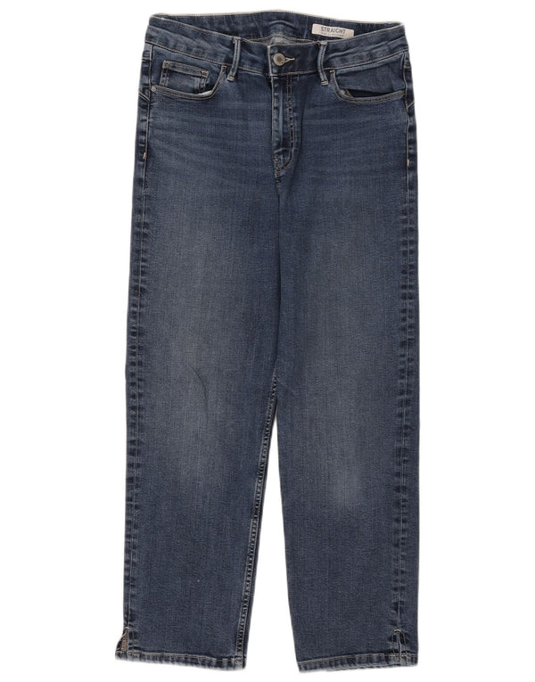Marks & Spencer Γυναικεία ίσια τζιν Capri UK 12 Medium W30 L23 Blue