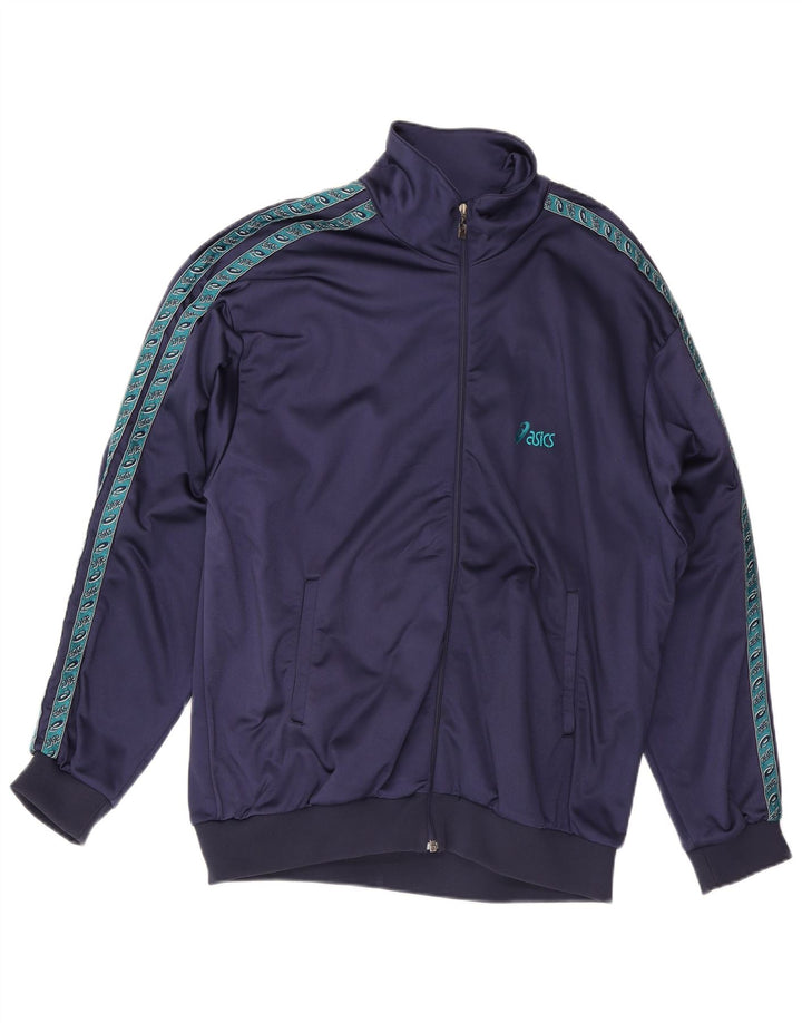 Asics Mens Tracksuit Top XL Navy Blue