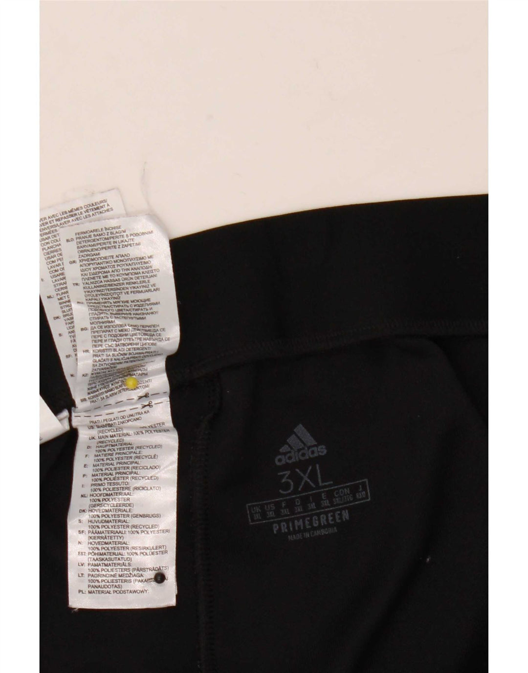 Adidas Aeroready træningsdragt bukser til mænd 3XL sort polyester