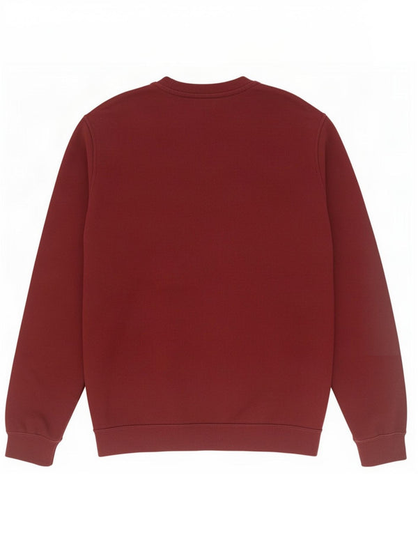 Nike Mens Sweatshirt Jumper Medium Burgundy Cotton