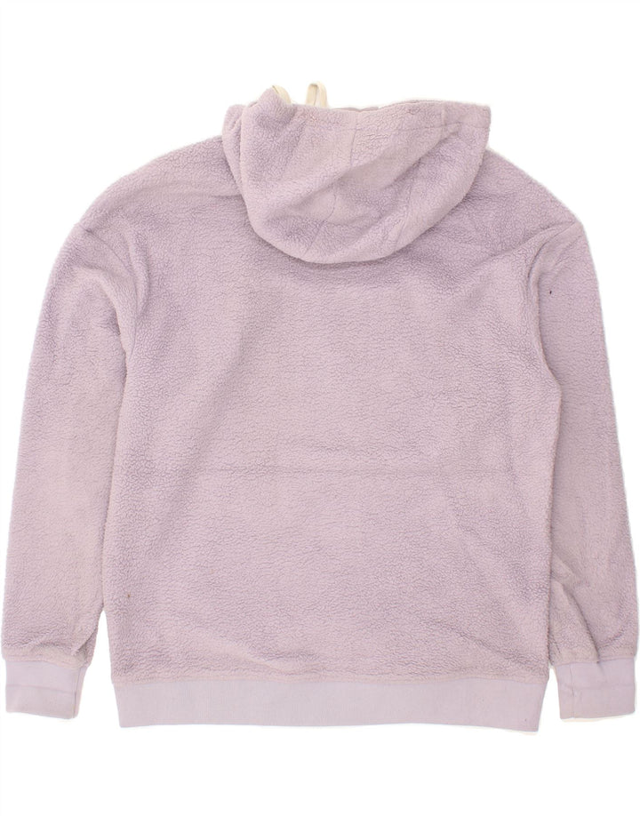 JACK & JONES Mens Hooded Fleece Jumper 2XL Purple Polyester Vintage Jack & Jones and Second-Hand Jack & Jones from Messina Hembry 