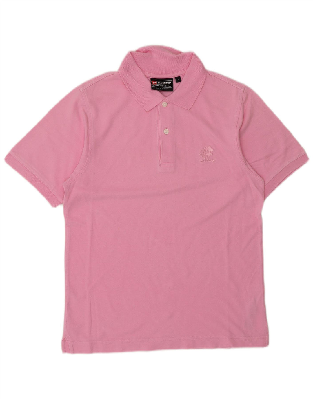 Polo da uomo Lotto Small in cotone rosa