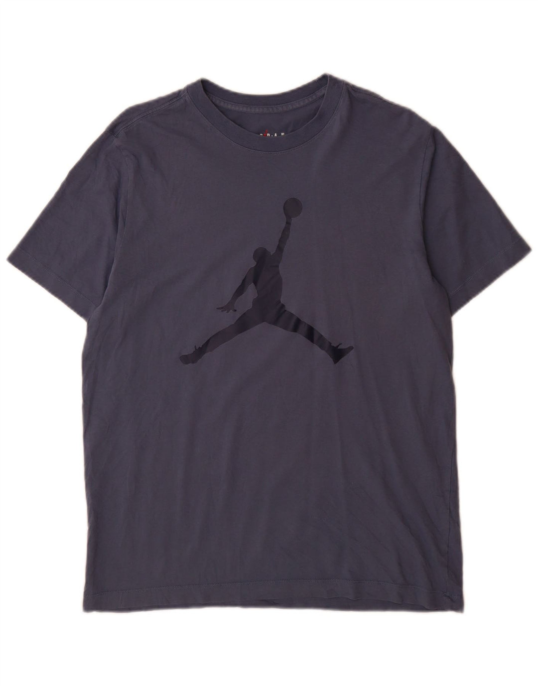 Jordan Mens Graphic T-Shirt Top Medium Navy Blue Cotton