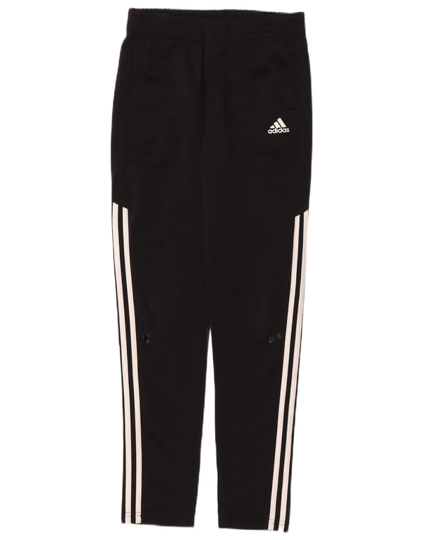 Adidas Drenge Træningsdragt Bukser 13-14 År Sort Polyester