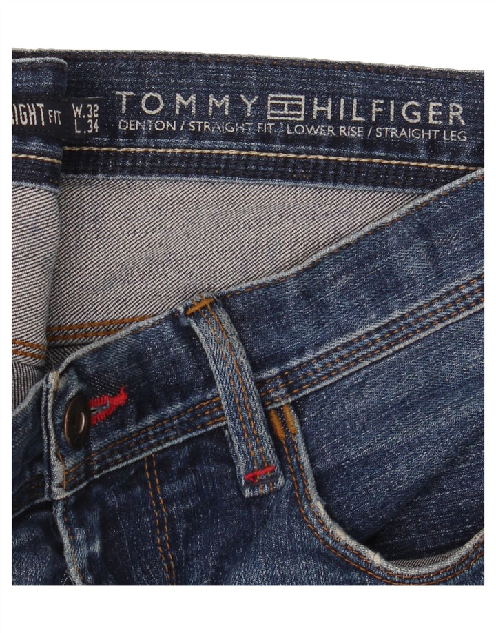 TOMMY HILFIGER Mens Denton Straight Jeans W32 L34 Blue Vintage Tommy Hilfiger and Second-Hand Tommy Hilfiger from Messina Hembry 