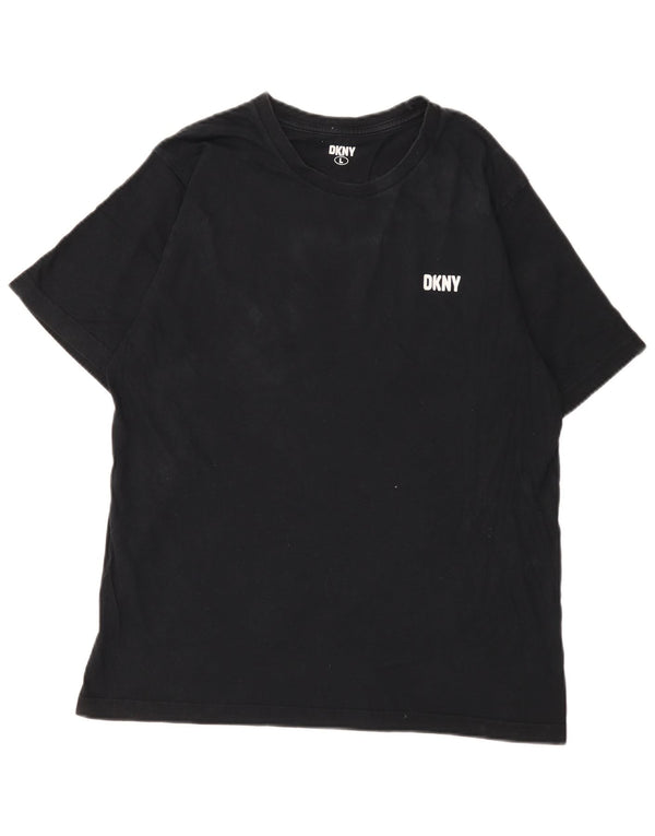 Dkny Mens T-Shirt Top Large Black