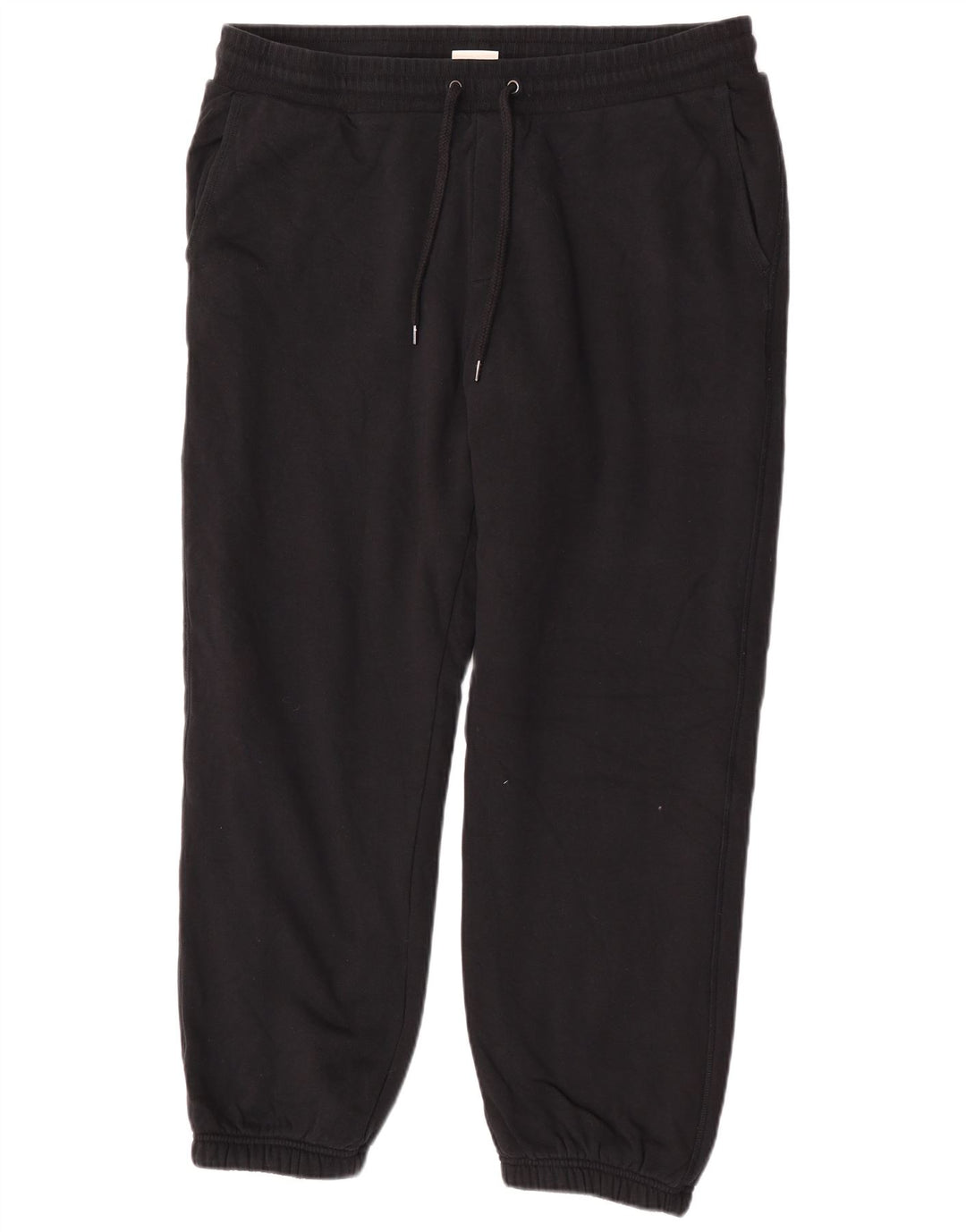 Marks & Spencer Mens Tracksuit Trousers Joggers Large Black Cotton