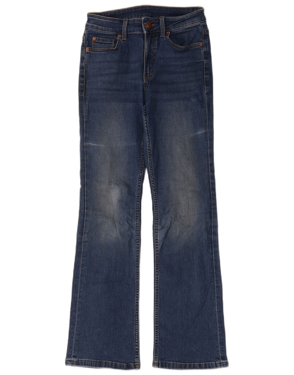 Женские расклешенные джинсы Marks & Spencer UK 8 Smal W28 L29 Синие, хлопок